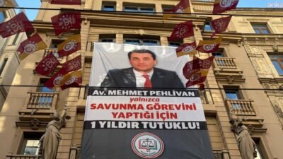 Avukat Mehmet Pehlivan'ın tutukluluğunun birinci yılında İstanbul Barosu'nda bir açıklama
