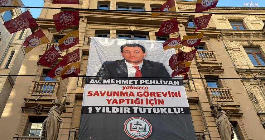 Avukat Mehmet Pehlivan'ın tutukluluğunun birinci yılında İstanbul Barosu'nda bir açıklama