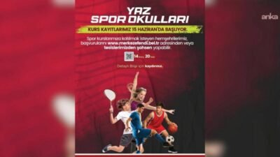 Merkezefendi Belediyesi’nin Yaz Spor Okulları için geri sayım başladı. 20