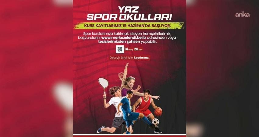 Merkezefendi Belediyesi’nin Yaz Spor Okulları için geri sayım başladı. 20