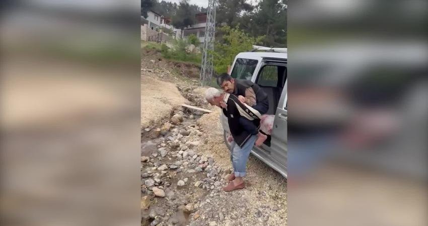 Mersin Büyükşehir Belediyesi, Çamlıyayla ilçesinde zihinsel ve bedensel engelli oğlunu