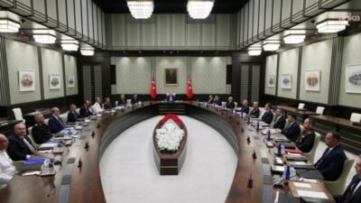 Cumhurbaşkanı Recep Tayyip Erdoğan başkanlığında toplanan Milli Güvenlik Kurulu toplantısının ardından