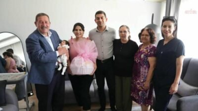 Milas Belediyesi, "Hoş Geldin Bebek Projesi" kapsamında yeni doğan bebeklerin