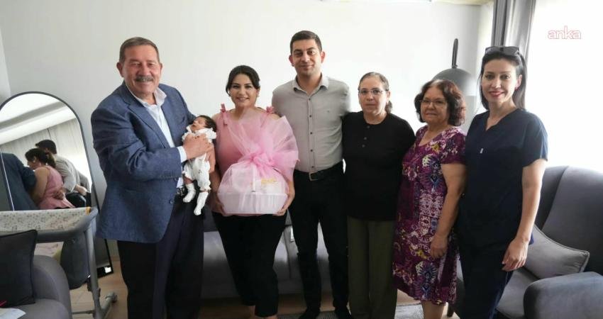 Milas Belediyesi, "Hoş Geldin Bebek Projesi" kapsamında yeni doğan bebeklerin