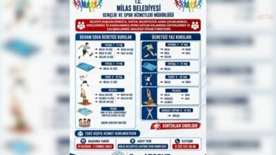 Milas Belediyesi'nin vatandaşları sağlıklı yaşama teşvik etmek ve spor bilincini