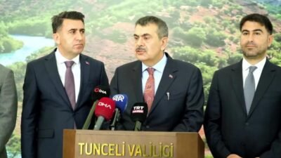 Milli Eğitim Bakanı Yusuf Tekin, Tunceli'deki öğrenci sayısının hızla düştüğüne