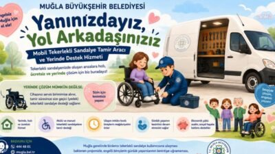 Muğla Büyükşehir Belediyesi, engelli bireylerin yaşamını kolaylaştırmak amacıyla "Mobil Tekerlekli