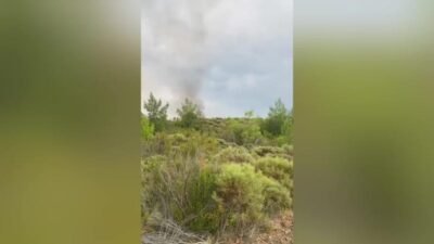 Muğla ve Aydın’da etkili olan gök gürültülü sağanak yağışlar nedeniyle