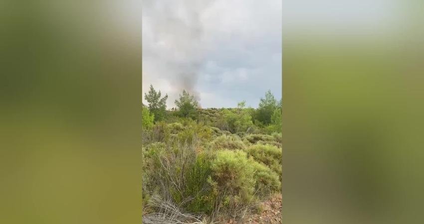 Muğla ve Aydın’da etkili olan gök gürültülü sağanak yağışlar nedeniyle