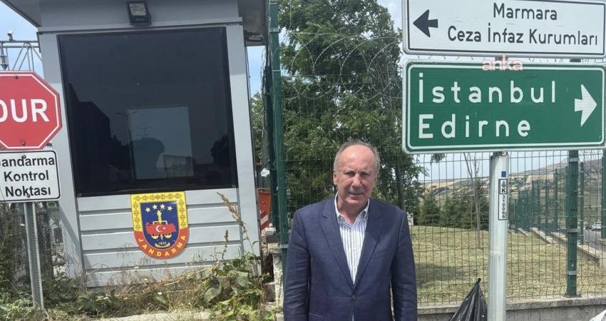 CHP'li Muharrem İnce, CHP'nin tutuklu Cumhurbaşkanı adayı Ekrem İmamoğlu ve