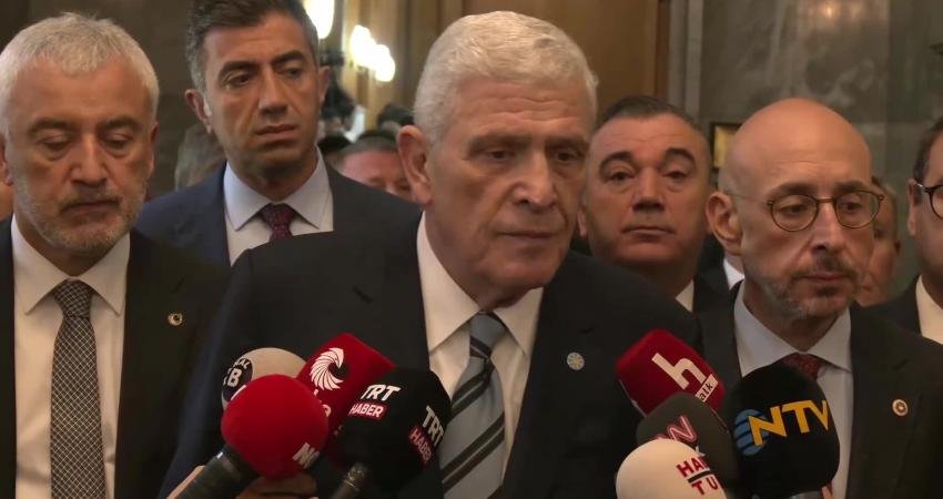 İYİ Parti Genel Başkanı Müsavat Dervişoğlu, Cumhurbaşkanı Başdanışmanı Mehmet Uçum'un
