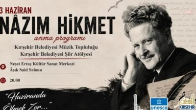 Türk ve dünya edebiyatının usta kalemi Nâzım Hikmet, vefatının 63’üncü