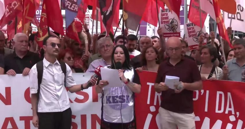 Siyasi parti sendika ve meslek örgütlerinin oluşturduğu NATO'ya Hayır Koordinasyonu, Ankara'da