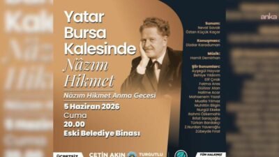 Turgutlu Belediyesi ve Bornova Şiir Topluluğu iş birliğiyle Nazım Hikmet