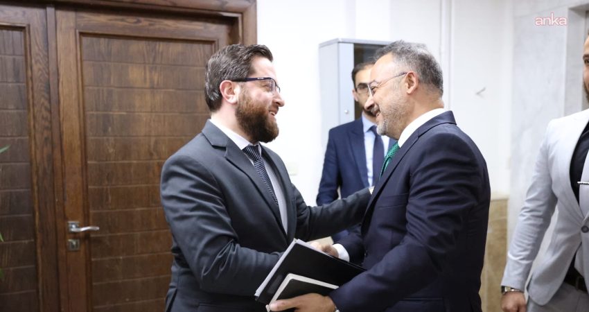 Şam Büyükelçisi Nuh Yılmaz, Suriye İdari Kalkınma Bakanı Muhammed Skaf