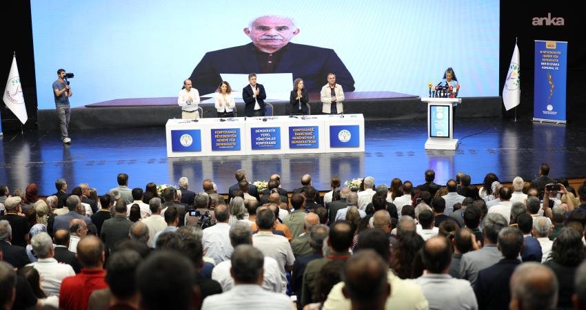 DEM Parti’nin Diyarbakır’da düzenlediği Demokratik Yerel Yönetimler Konferansı’na mesaj gönderen