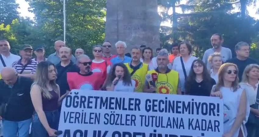 Ankara Güvenpark’ta öğretmenlere yönelik polis müdahalesine Trabzon’dan sert tepki geldi.