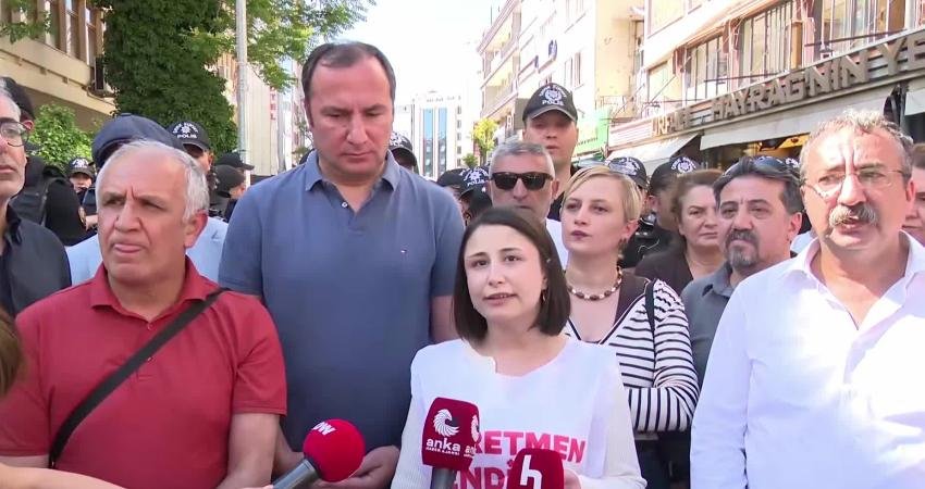 Özel Sektör Öğretmenleri Sendikası ve mülakat mağduru öğretmenler, Ankara'da yaptıkları