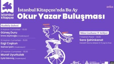 İstanbul Kitapçısı, haziran ayında da okurları yazarlarla bir araya getiren