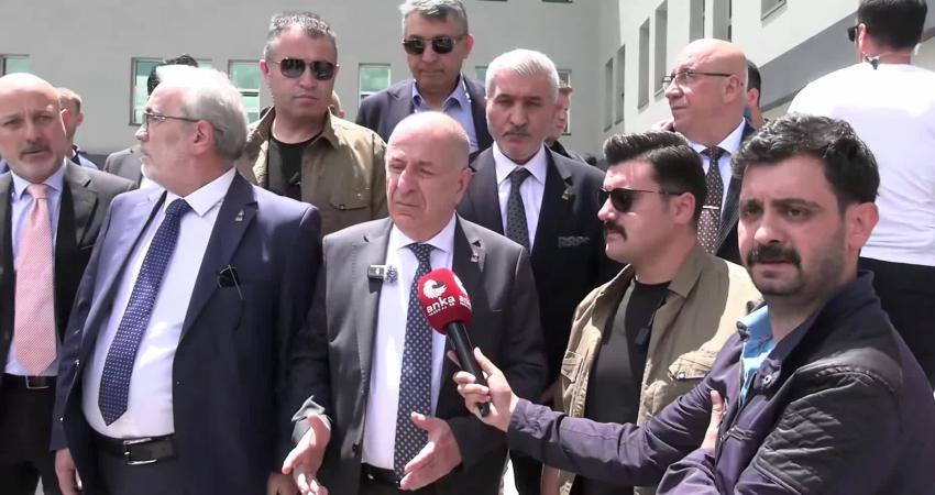 Zafer Partisi Genel Başkanı Ümit Özdağ, Hınıs Asliye Ceza Mahkemesi'nde
