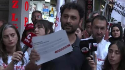 Özel Sektör Öğretmenleri Sendikası Genel Başkanı Eren Edebali, "Biz üç
