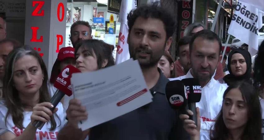 Özel Sektör Öğretmenleri Sendikası Genel Başkanı Eren Edebali, "Biz üç
