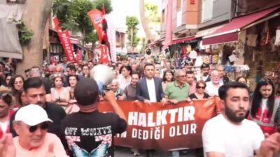 Adalar Belediyesi’ne düzenlenen operasyon sonrası Adalar’a giden CHP İstanbul İl