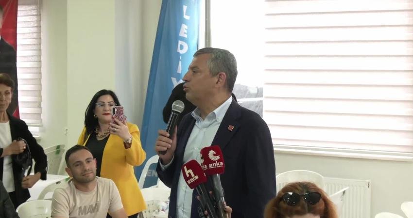 CHP Grup Başkanı Özgür Özel,  "Biz partimizi iktidar yapınca