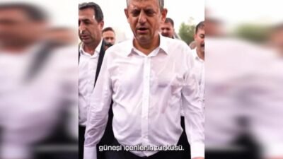 CHP Grup Başkanı Özgür Özel, "'Düşmesin bizimle yola; evinde ağlayanların