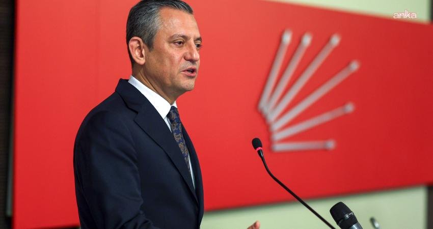 CHP Grup Başkanı Özgür Özel, "Biz ilk günden itibaren şunu