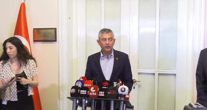 CHP Grup Başkanı Özgür Özel, Genel Merkez’in grup toplantısı yapılmaması