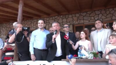 CHP Grup Başkanı Özgür Özel, Sivas'ın Koyulhisar ilçesinde yaptığı konuşmada,