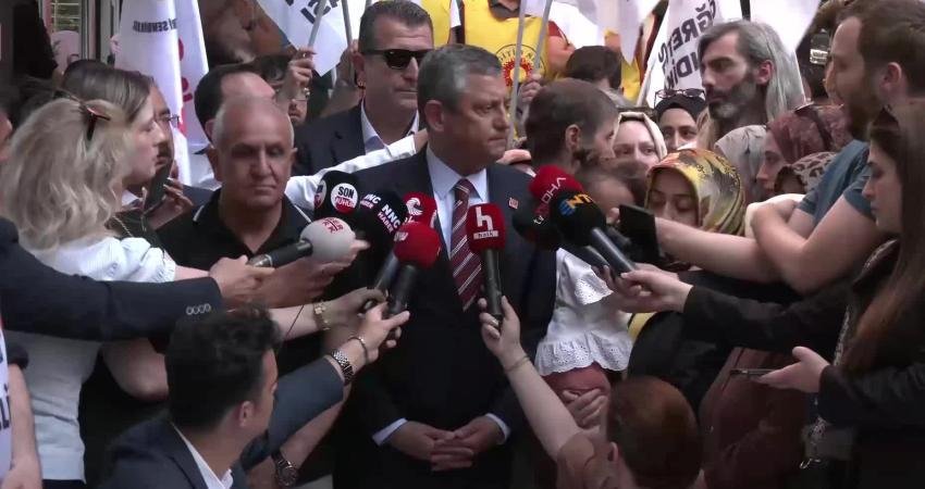 CHP Grup Başkanı Özgür Özel, hak aramak için açlık grevine
