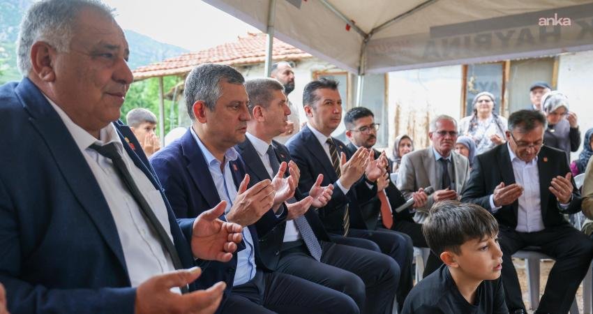 CHP Grup Başkanı Özgür Özel, Burdur’da CHP Çeltikçi İlçe Başkanı