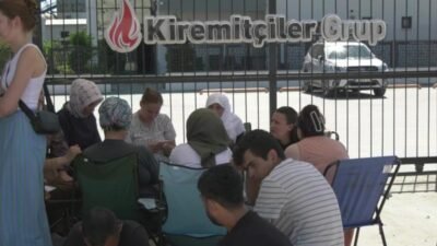 Edirne’de haklarını alamadıkları için yerin altında açlık grevine başlayan Özşen