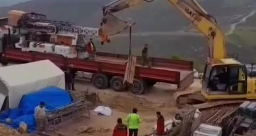 Ordu'nun Korgan ilçesinde Taşzemin İnşaat tarafından yürütülen maden sondaj çalışmalarına