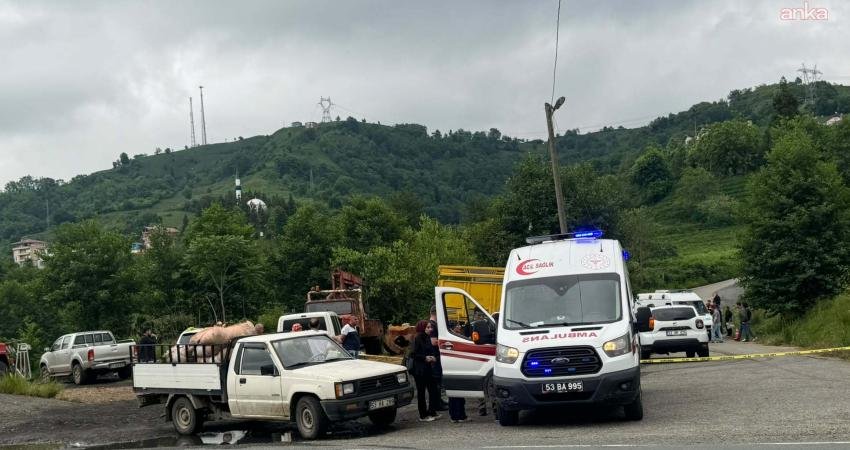 Rize'nin Pazar ilçesinde arazi sınırındaki duvar nedeniyle çıktığı öne sürülen