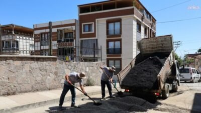Şehzadeler Belediyesi, altyapı faaliyetleri sırasında bozulan yolları yenilemek amacıyla Dilşikar,