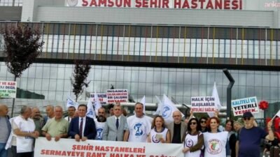 SES Samsun Şubesi, şehir merkezindeki üç hastanenin eksiklikler giderilmeden Samsun