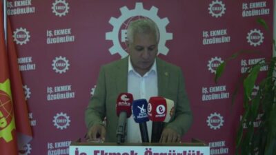 Emek Partisi (EMEP) Genel Başkanı Seyit Aslan, Cumhurbaşkanı Recep Tayyip Erdoğan