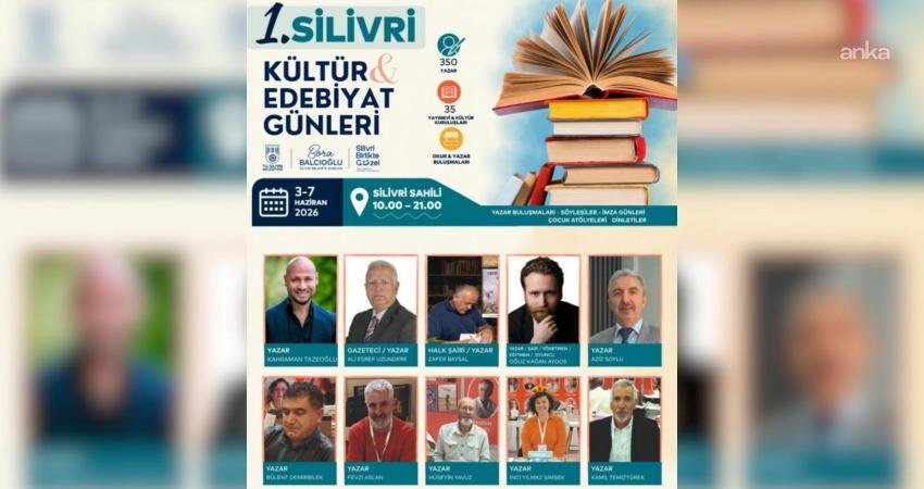 Silivri Belediyesi 1. Kültür ve Edebiyat Günleri bugün başlıyor. Silivri Belediyesi,