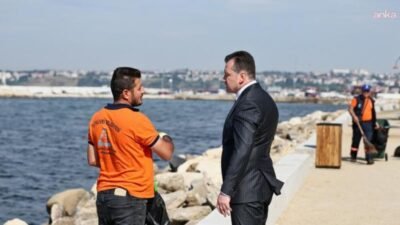 Silivri Belediye Başkanı Bora Balcıoğlu, olumsuz hava koşullarından etkilenen marina