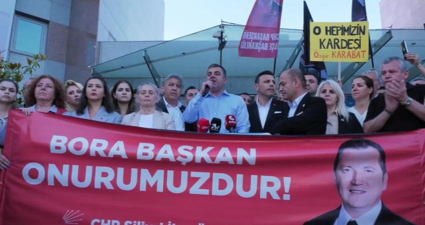 CHP İstanbul İl Başkanı Özgür Çelik, Silivri Belediye Başkanı Bora