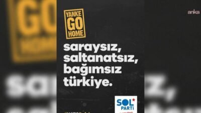 SOL Parti, resmi sosyal medya hesabından yaptığı açıklamada, "Kaderimizi ABD