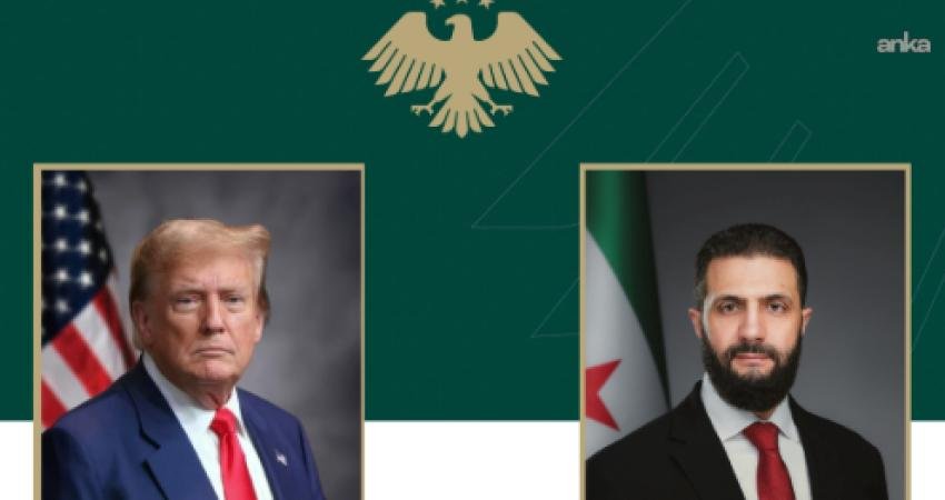 Suriye Cumhurbaşkanlığı, Cumhurbaşkanı Ahmed el-Şara ile ABD Başkanı Donald Trump