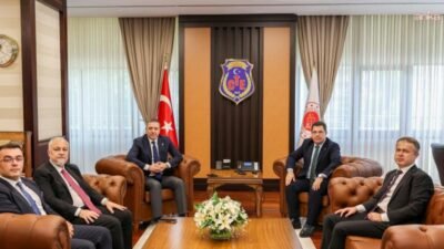 TBB Başkanı Erinç Sağkan ve TBB Genel Sekreteri Ahmet Erdem