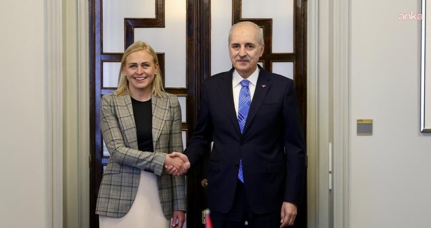 TBMM Başkanı Kurtulmuş, Finlandiya Dışişleri Bakanı Valtonen’i kabul etti TBMM Başkanı Numan Kurtulmuş, resmi ziyaret programı kapsamında gittiği Helsinki’de