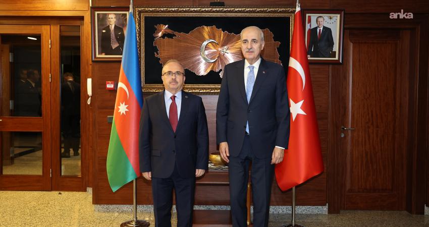 Türkiye Büyük Millet Meclisi Başkanı Numan Kurtulmuş, Azerbaycan’daki resmi temasları kapsamında Türkiye’nin