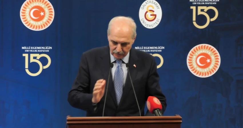 TBMM Başkanı Numan Kurtulmuş, partilerin kapatıldığı ve siyasetin sözünün kısıldığı