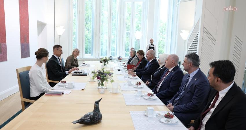 TBMM Başkanı Numan Kurtulmuş, resmi ziyaret gerçekleştirdiği Helsinki’de Finlandiya Cumhurbaşkanı